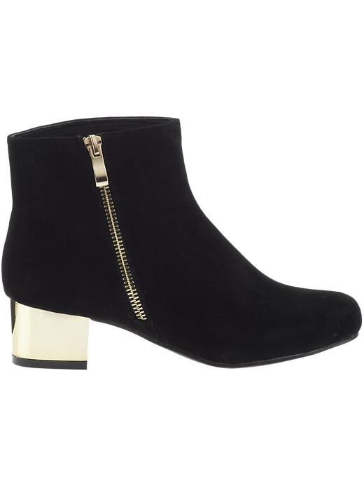 postagious: Look for Less: Gold heel booties
